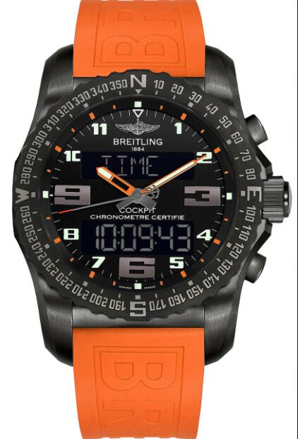 Review Breitling Cockpit B50 Replica Watch VB5010A5/BD41-241S - Click Image to Close